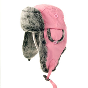 Chapka enfant | rose/gris